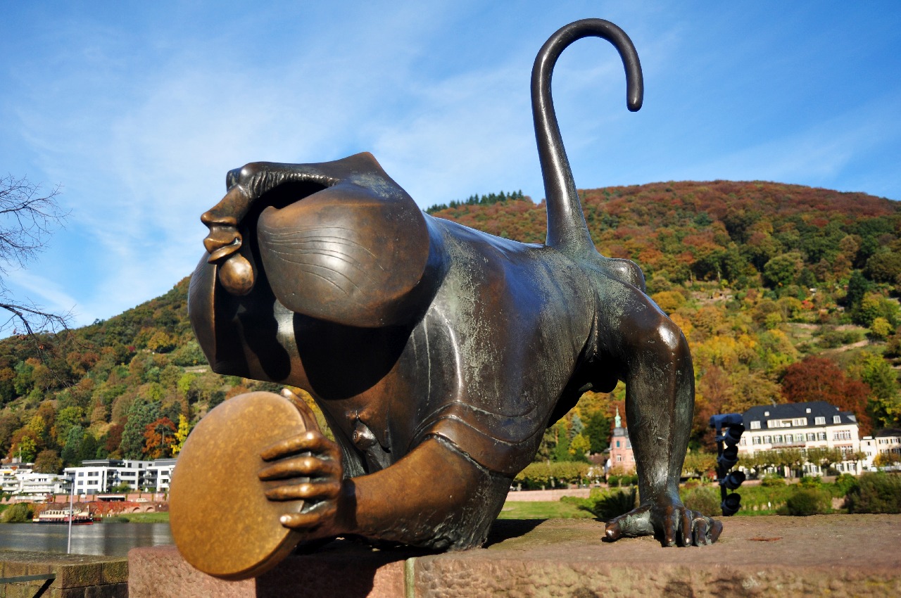 Heidelberg Bridge Monkey